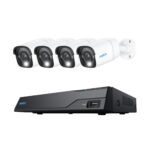 Reolink NVS8-8MB4 – 4K UHD система за сигурност, 8-канален NVR, 30 м ясно нощно виждане, 24/7 запис, интелигентно разпознаване