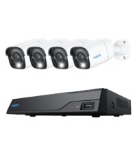 Reolink NVS8-8MB4 – 4K UHD система за сигурност, 8-канален NVR, 30 м ясно нощно виждане, 24/7 запис, интелигентно разпознаване