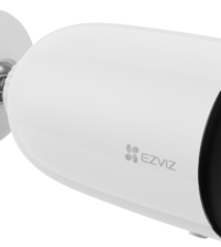 Комплект 4G LTE безжична корпусна IP камера Ezviz CS-CB3/SP(2K,4GA) версия AOV(Always-On Video) Ден/Нощ с вграден батерия за автономно захранване (вградена зарядна батерия 5200mAh) и соларен панел (5W)